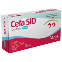 Antimicrobiano Vansil Cefa SID Cefadroxila para Cães e Gatos de 1 a 5 Kg - 110 mg