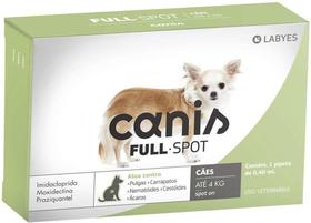 Antiparasitário Canis Full Spot 1 4 kg 0,4ml - LABYES Antiparasitário Canis Full Spot 1 4 kg 0,4ml - LABYES