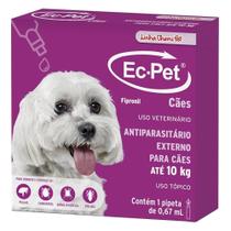 Antiparasitário EC PET Chemitec para Cães até 10 Kg 0,67ml