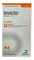 Antiparasitário Invicto 11,4mg 6cp p/ Cães e Gatos - Dechra