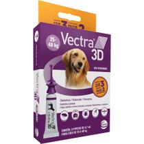 Antiparasitário Vectra 3D Cães 25 A 40kg 3 Pipetas - Ceva
