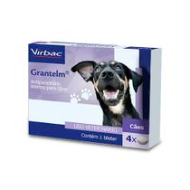 Antiparasitário Virbac grantelm para Cães c/ 4 comprimidos