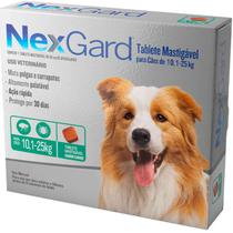Antipulga e Carrapato Nexgard Para cães de 10,1 A 25kg 3 Comprimidos