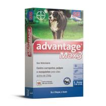Antipulgas Advantage Max3 4,0ml para Cães acima de 25kg