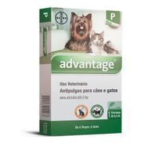Antipulgas Advantage Proteção Para Cães E Gatos de Até 4 Kg