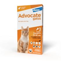 Antipulgas Advocate Gatos até 4 kg Elanco 3 Pipetas 0,4ml
