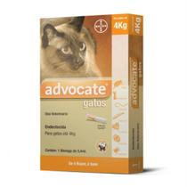 Antipulgas Advocate Gatos até 4Kg - Bayer Antipulgas Advocate Gatos até 4Kg - Bayer