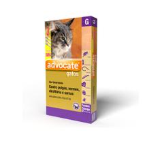 Antipulgas Advocate Gatos entre 4 e 8kg 3 pipetas Antipulgas Advocate Gatos entre 4 e 8kg 3 pipetas