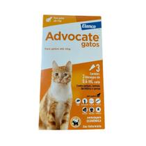 Antipulgas Advocate para Gatos até 4 Kg 0,4mL - 3 bisnaga - Bayer