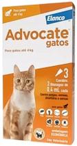 Antipulgas Advocate Para Gatos Até 4 Kg Combo 3 Pipetas