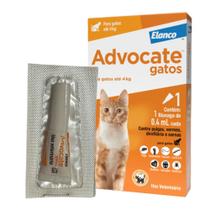 Antipulgas Advocate para Gatos de até 4kg 0,4ml Antipulgas Advocate para Gatos de até 4kg 0,4ml