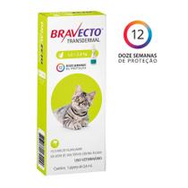 Antipulgas Bravecto Transdermal MSD para Gatos 1,2 a 2,8kg - 1 Unidade