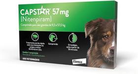 Antipulgas Capstar 11,4mg Cães Até 11,4kg C/1 Comprimido
