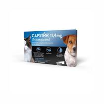 Antipulgas Capstar Elanco para Cães e Gatos 11,4mg com 1 Comprimido