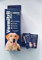 Antipulgas, Carrapatos e Sarnas - Tripla Ação contra parasitas - 12 Comprimidos para Cães de 60kg