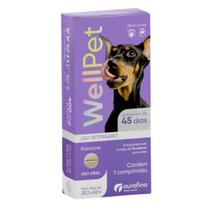 Antipulgas Carrapatos Wellpet Cão Ourofino 400mg 20,1 A 40kg