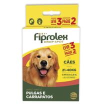 Antipulgas Ceva Fiprolex Cães de 21 até 40kg Leve 3 Pague 2 Antipulgas Ceva Fiprolex Cães de 21 até 40kg Leve 3 Pague 2