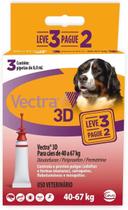 Antipulgas Ceva Vectra 3D 8ml Cães de 40 a 67 Kg 3un
