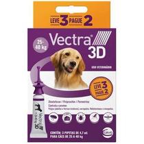 Antipulgas Ceva Vectra 3d Cães De 25 A 40 Kg 3 Pipetas Antipulgas Ceva Vectra 3d Cães De 25 A 40 Kg 3 Pipetas