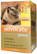 Antipulgas Combo Advocate Para Gatos De Até 4kg 0,4ml