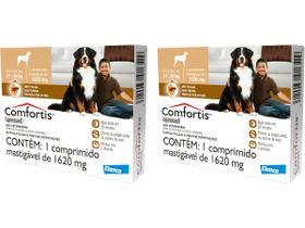 Antipulgas Comfortis 1620mg 1 Compr - Elanco - 2 Unidades