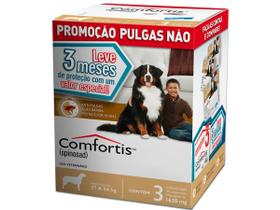 Antipulgas Comfortis 1620mg 1 Compr - Elanco - 3 Unidades