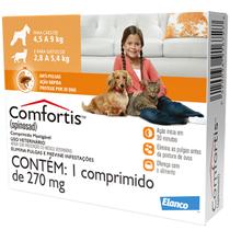 Antipulgas Comfortis 270 mg Caes 4,5 a 9 kg e Gatos 2,8 a 5,4 kg - 1 Unid - Elanco