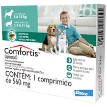 Antipulgas Comfortis 560 mg Caes 9 a 18 kg e Gatos 5,4 a 11 kg - 1 Unid