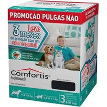 Antipulgas Comfortis 560mg 1 Compr - Elanco - 3 Unidades