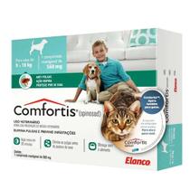 Antipulgas Comfortis 560mg para Cães de 9 a 18kg e Gatos de 5,4 a 11kg - 1 Comprimido