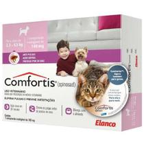 Antipulgas Comfortis para Cães de 2,3 a 4,5kg e Gatos 1,8 a 2,8Kg 1 comprimido
