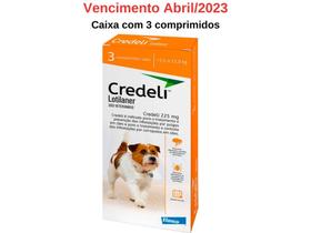 Antipulgas Credeli 225mg - Cães entre 5,5 a 11 kg - Elanco - Pearson