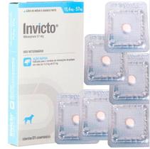 Antipulgas Dechra Invicto Cães 57 mg - 6 comprimidos