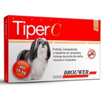 Antipulgas e Carrapaticida Tiper C Brouwer para Cães até 15kg Antipulgas e Carrapaticida Tiper C Brouwer para Cães até 15kg