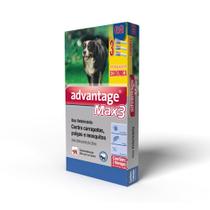 Antipulgas e Carrapatos Advantage Max3 4ml para Cães Acima de 25kg - Elanco