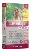 Antipulgas E Carrapatos Advantage Max3 Cães De 10 A 25kg