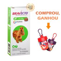 AntiPulgas e Carrapatos Bravecto 10 a 20 kg - 500 mg Original Dose Única para Cachorro Cão