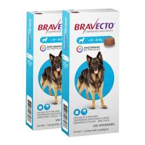 Antipulgas E Carrapatos Bravecto 20 A 40 Kg 1000mg Kit Com 2 - MSD Antipulgas E Carrapatos Bravecto 20 A 40 Kg 1000mg Kit Com 2 - MSD