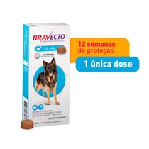 Antipulgas e Carrapatos Bravecto 20 a 40 kg Cães 1000mg 1 comprimido