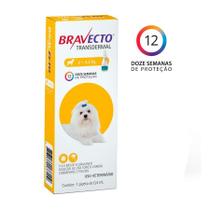 Antipulgas e Carrapatos Bravecto Transdermal MSD para Cães 2 a 4,5kg - 1 unidade
