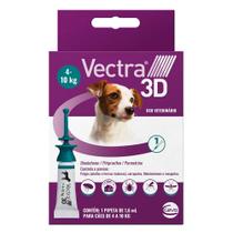 Antipulgas e Carrapatos Ceva Vectra 3D para Cães de 4 a 10 Kg - 1,6 mL