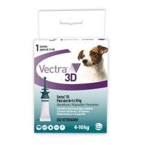Antipulgas e Carrapatos Ceva Vectra 3D para Cães de 4 a 10Kg