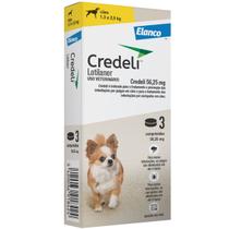 Antipulgas e Carrapatos Credeli 56,25 mg 1,3 a 2,5 kg Cães