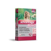 Antipulgas E Carrapatos Elanco Advantage Max3 2,5 Ml Para Cães De 10 Até 25 Kg 1 Bisnaga