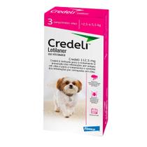 Antipulgas e Carrapatos Elanco Credeli Para Cães de 2,5 a 5,5 Kg - 112,5 mg