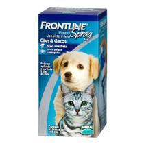 Antipulgas e Carrapatos Frontline Merial Spray Cães Gatos 100 ml - Merial