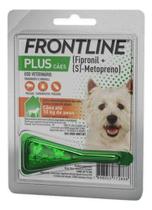 Antipulgas E Carrapatos Frontline Plus Cães Até 10kg 0,67ml