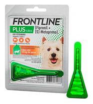 Antipulgas E Carrapatos Frontline Plus Para Cães De 1 A 10kg Remédio Medicamento Pipeta Aplicável - Boehringer Ingelheim