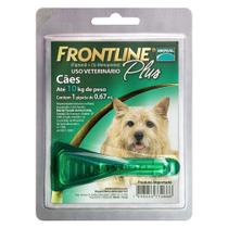 Antipulgas e Carrapatos Frontline Plus para Cães de até 10kg - 1 unidade