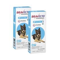 Antipulgas e Carrapatos MSD Bravecto Transdermal para Cães de 20 a 40 Kg - 1000 mg (2 Unidades)